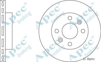 APEC BRAKING dsk280 -  Тормозной диск